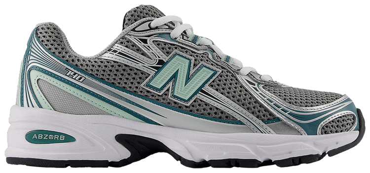 

Кроссовки New Balance 740v2 'Silver Metallic New Spruce', серебряный
