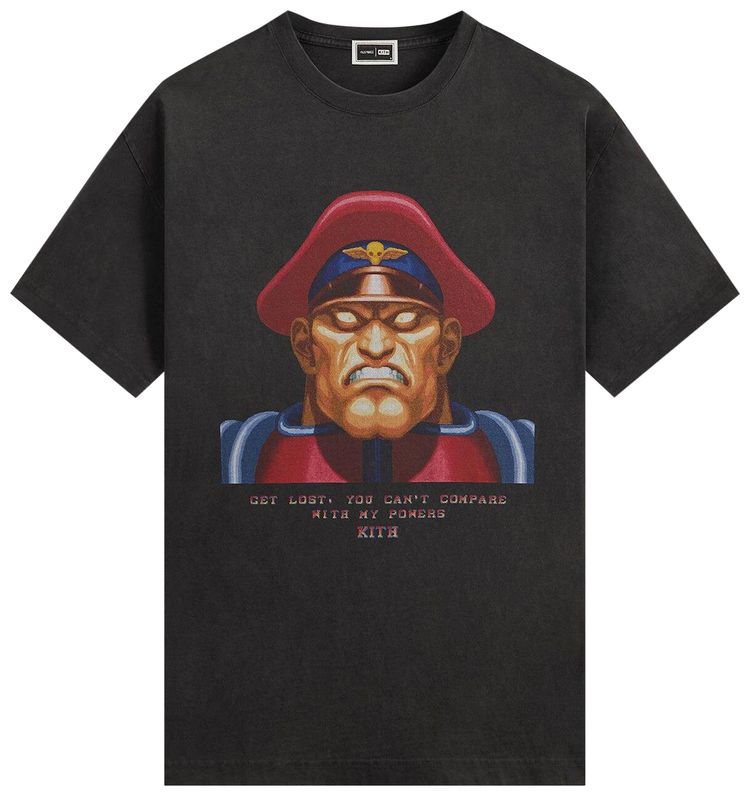 

Винтажная футболка Kith x Capcom M. Bison, черный
