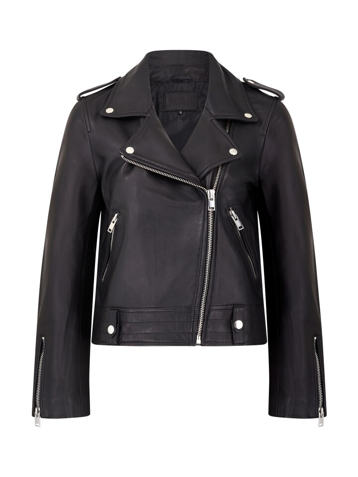 

Кожаная куртка Bolongaro Trevor Ria Biker, черный