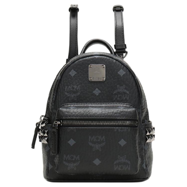 

Старк полиэстер рюкзак экстра мини унисекс black MCM, Set (Bag+Dust Bag)