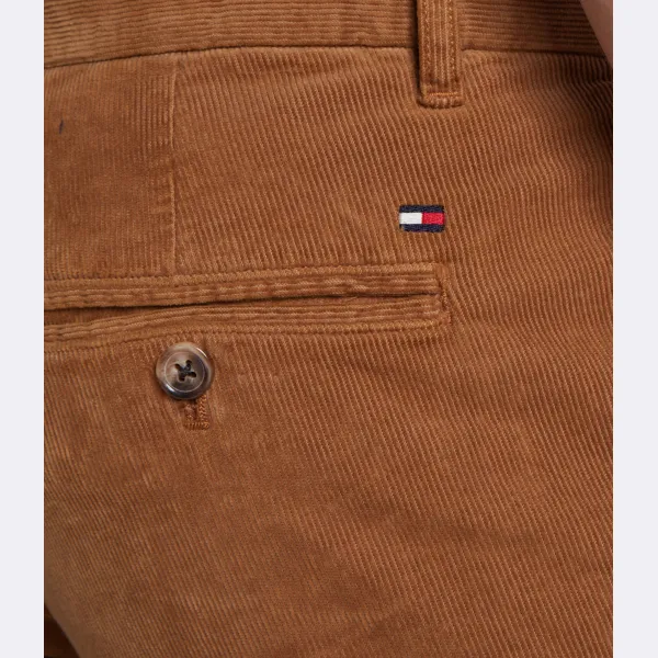 Вельветовые брюки-чиносы Bleecker узкого кроя GMD Tommy Hilfiger, коричневый — фото 3
