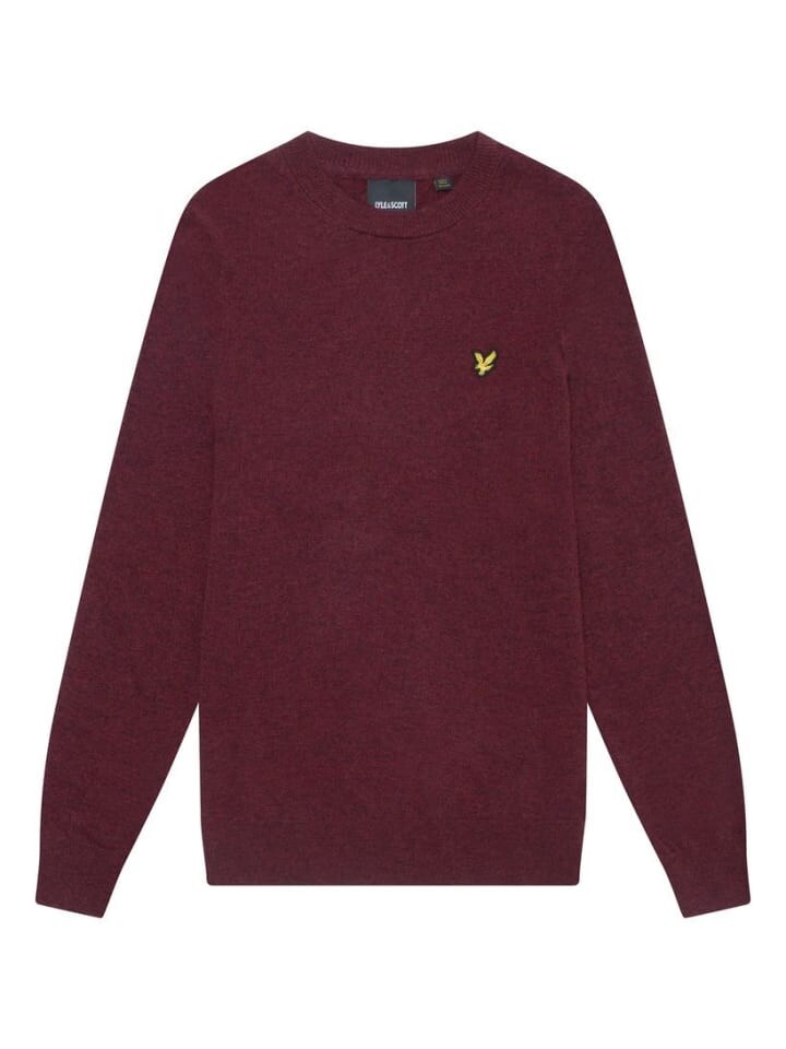 

Пуловер Lyle & Scott Strickpullover, цвет Bordeaux meliert