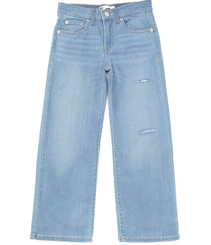 

Широкие джинсы Levi's Big Girls 7–16 94, синий