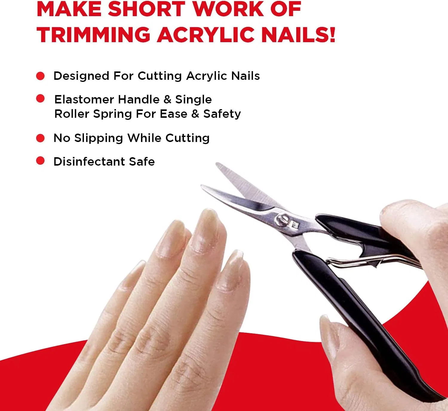 Ножницы для акриловых ногтей «Acrylic Nail Scissors» от Seki Edge Seki Edge — фото 3