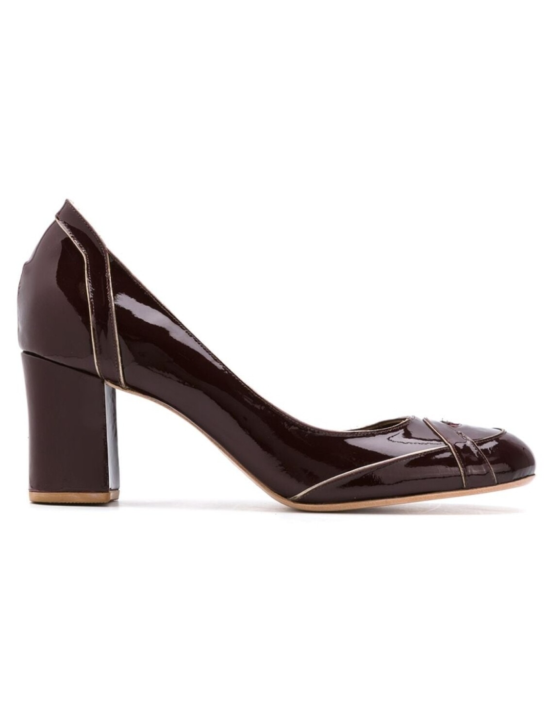

Sarah Chofakian leather pumps, коричневый