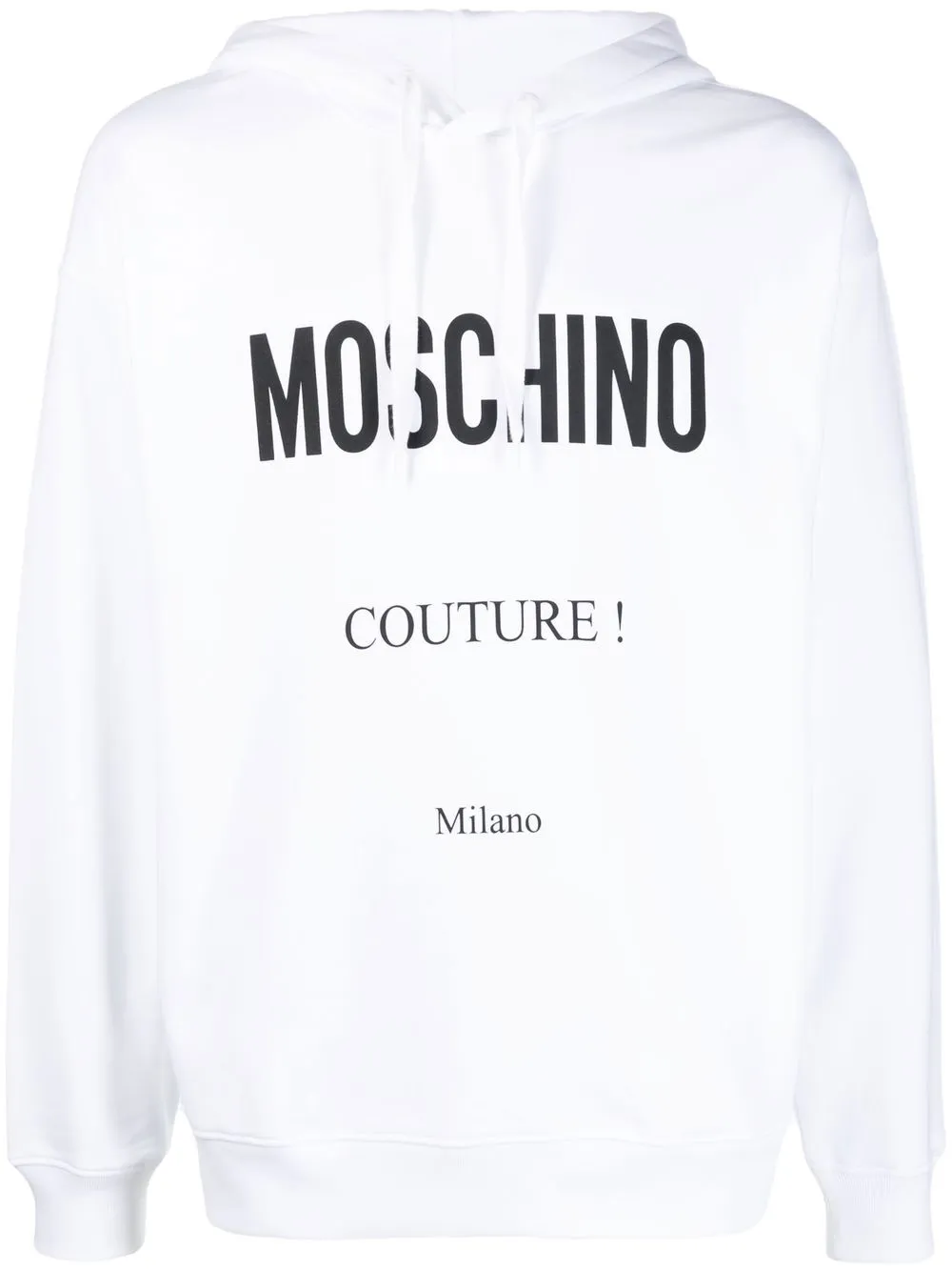 

Худи с логотипом Moschino, белый