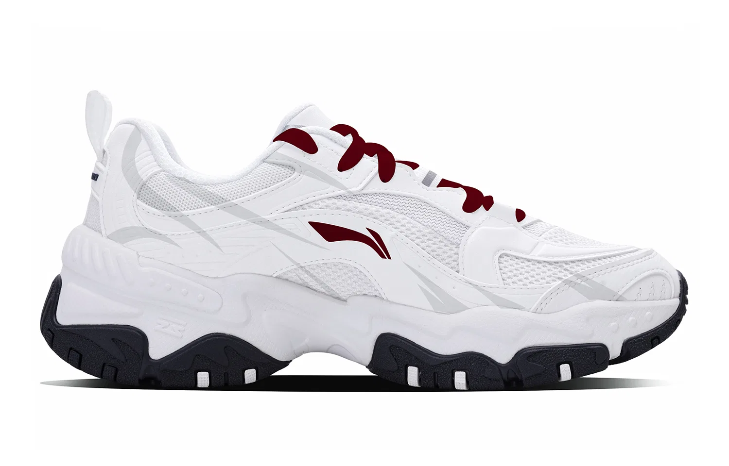 Кроссовки повседневные с огненным узором Li-Ning White — фото 3