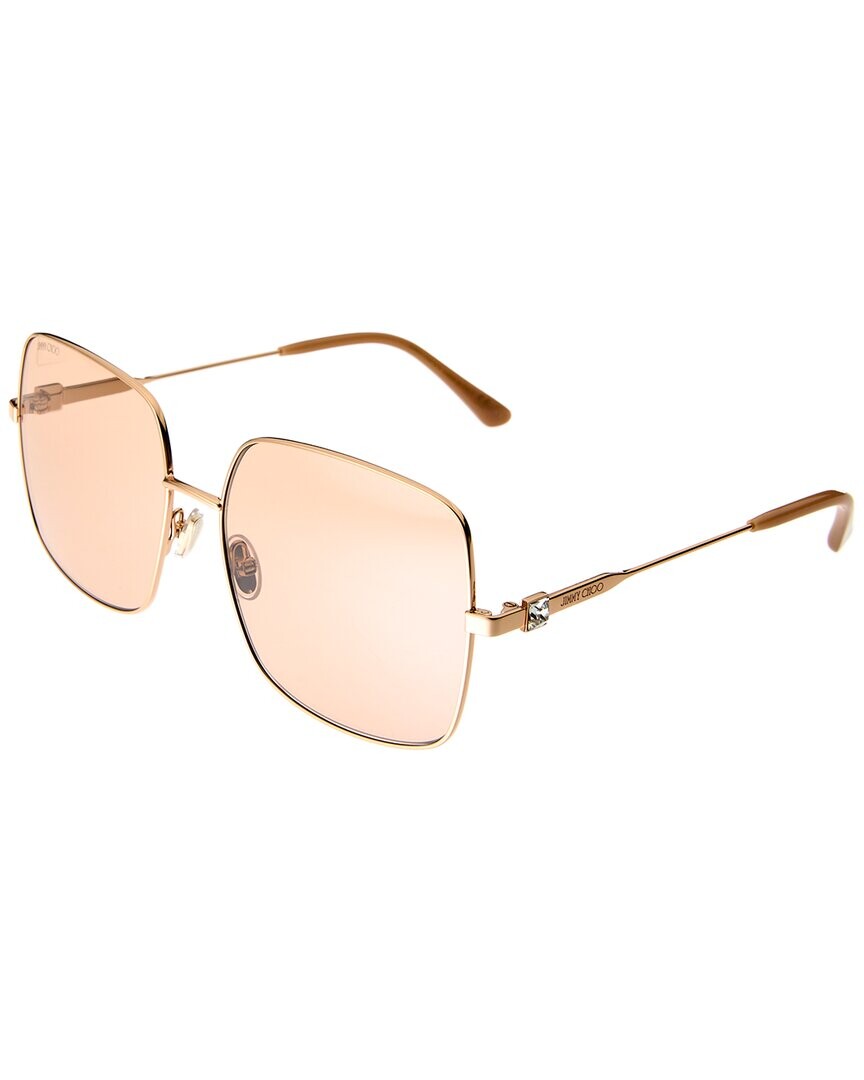 

Женские солнцезащитные очки Jimmy Choo LILI 58 мм, золото