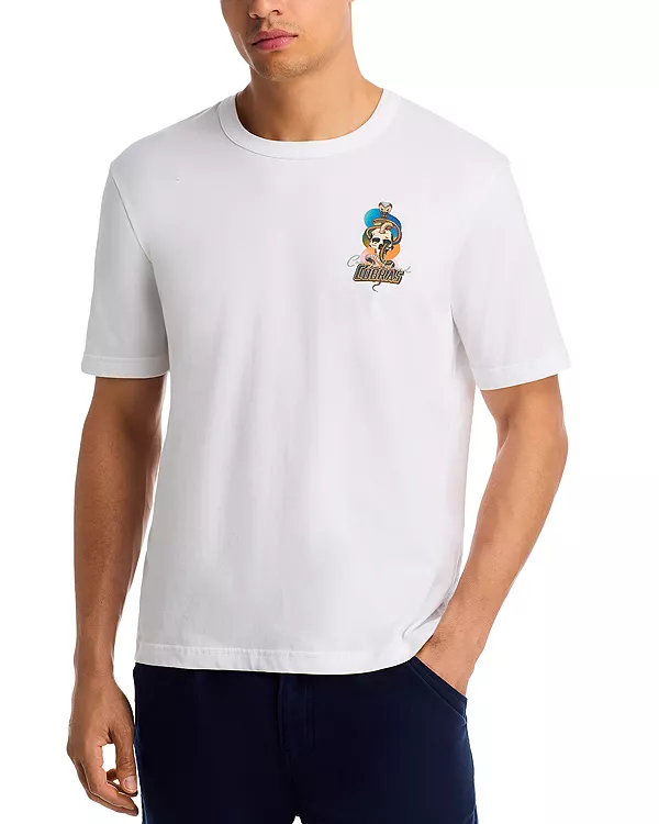 

Футболка с коротким рукавом и графическим принтом Ps Paul Smith, белый