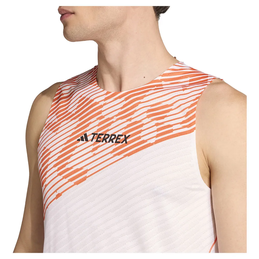Футболка без рукавов adidas Terrex Techrock Pro, белый — фото 4