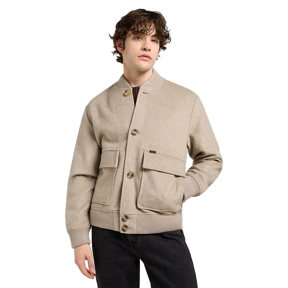 

Куртка Lee 112371317 bomber, бежевый