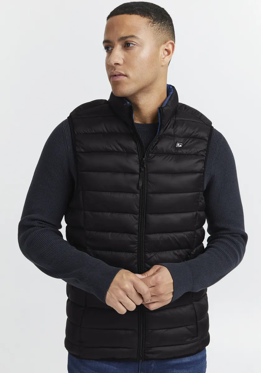 

Стеганый жилет из смесовой ткани "Vest Bhromsey" Blend, черный