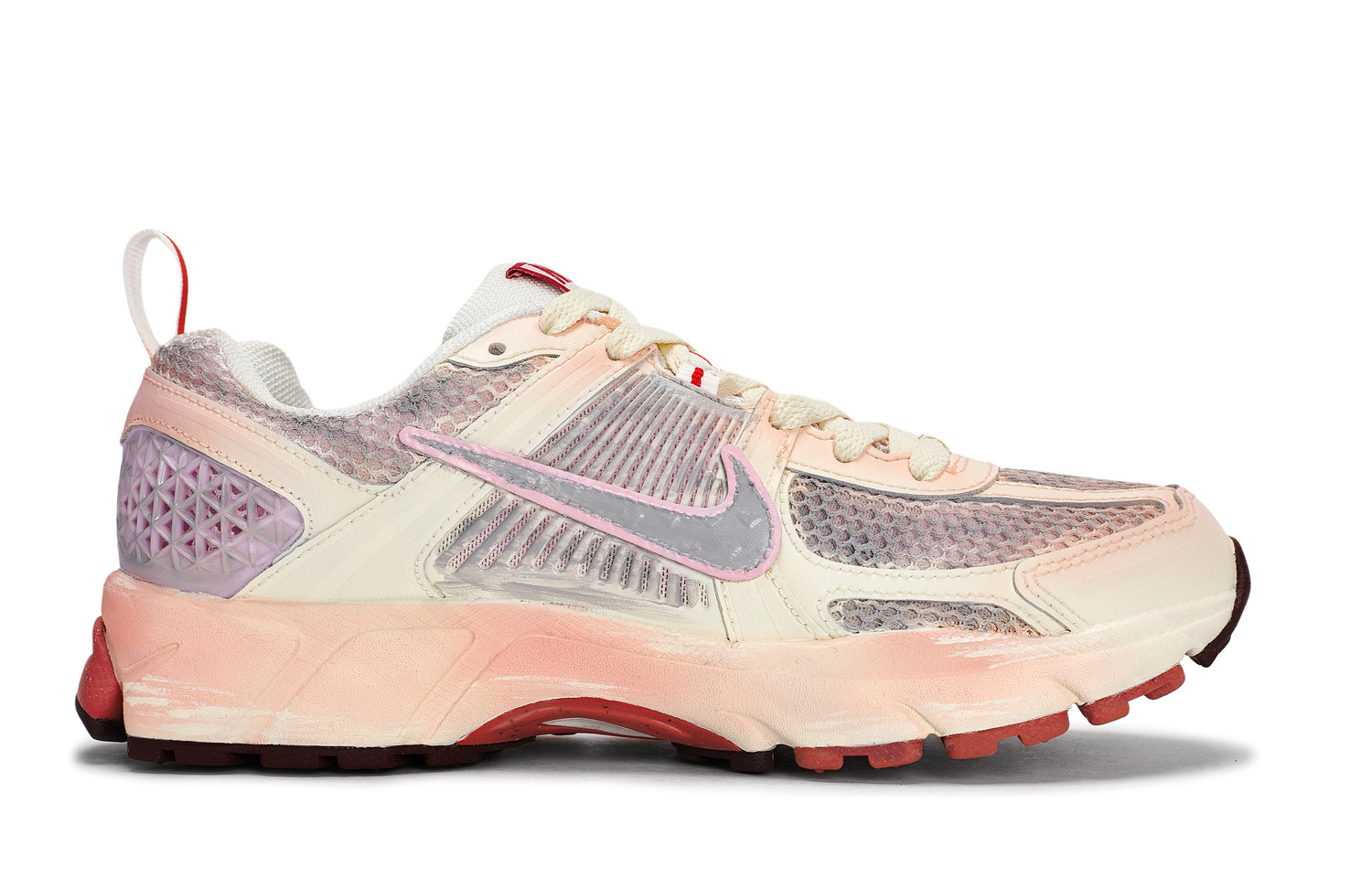 Nike Кроссовки для бега Air Zoom Vomero 5 Kids Orange Pink Beige Yellow Teenagers — фото 4
