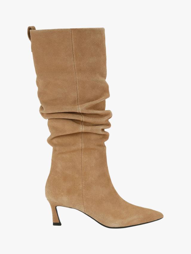 Stark Ruch ботинки до колена на шпильке из замши KG Kurt Geiger, Camel
