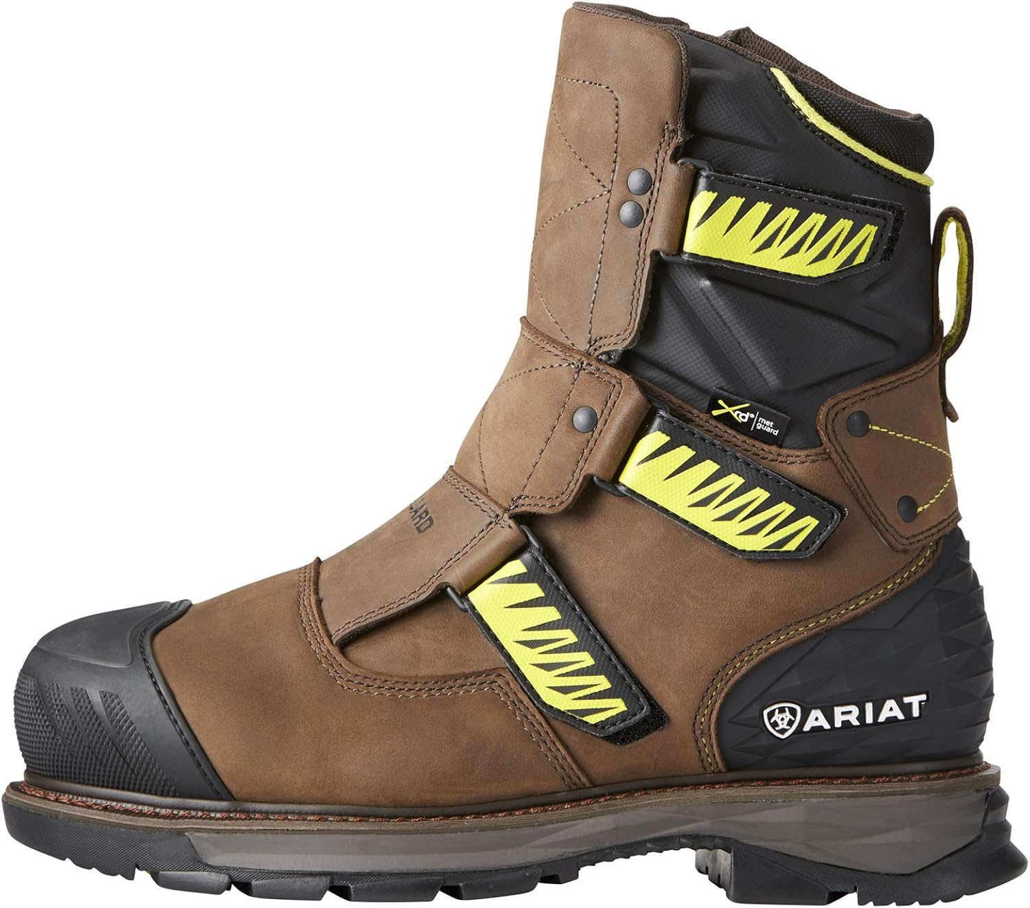 Мужские рабочие ботинки ARIAT Catalyst Vx 8 с водонепроницаемой технологией Metguard и композитным носком, темно-коричневый — фото 2