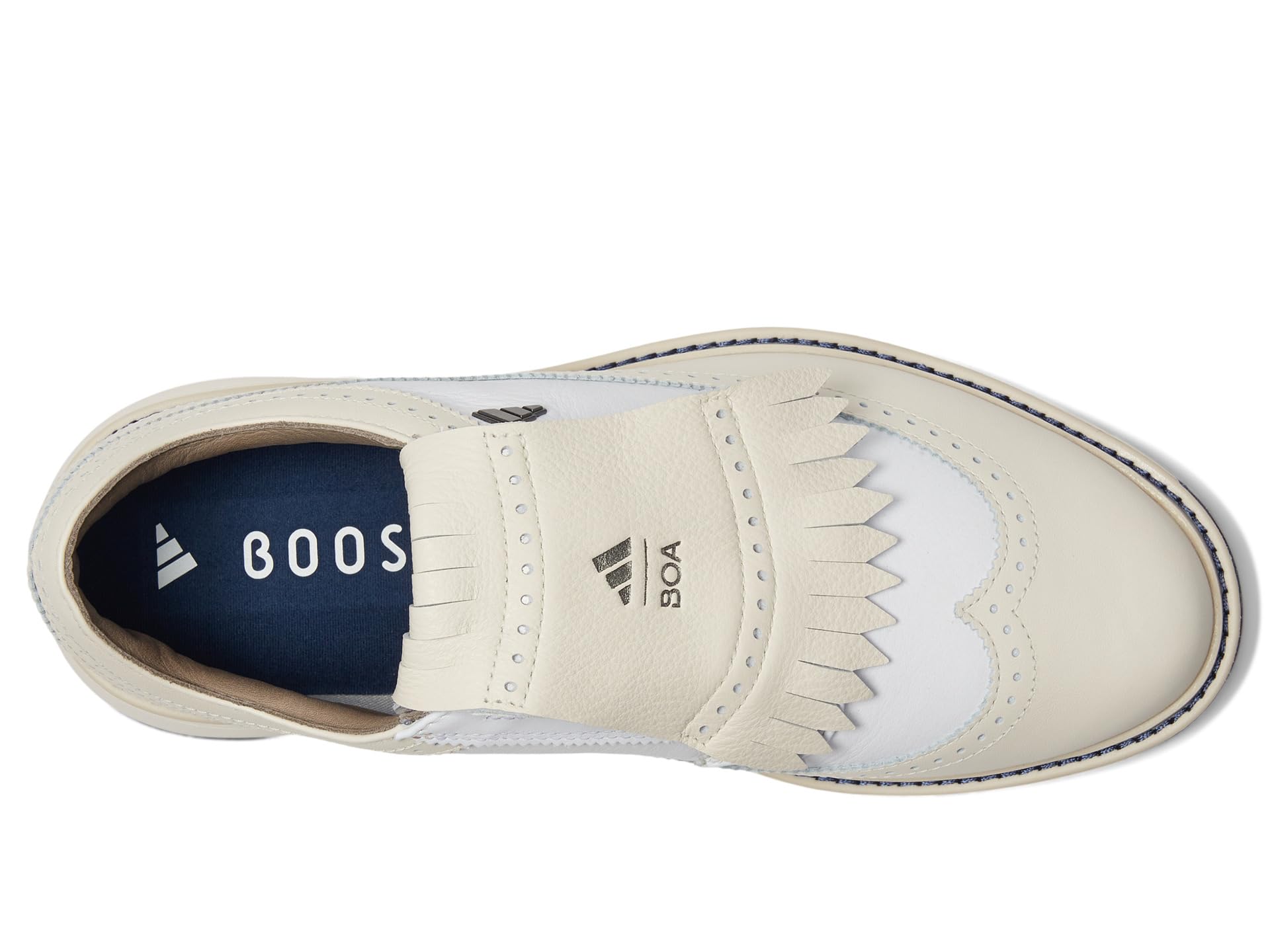 Туфли adidas Golf MC87 BOA Spikeless Golf Shoes, цвет Off White/Footwear White/Collegiate Navy — фото 2