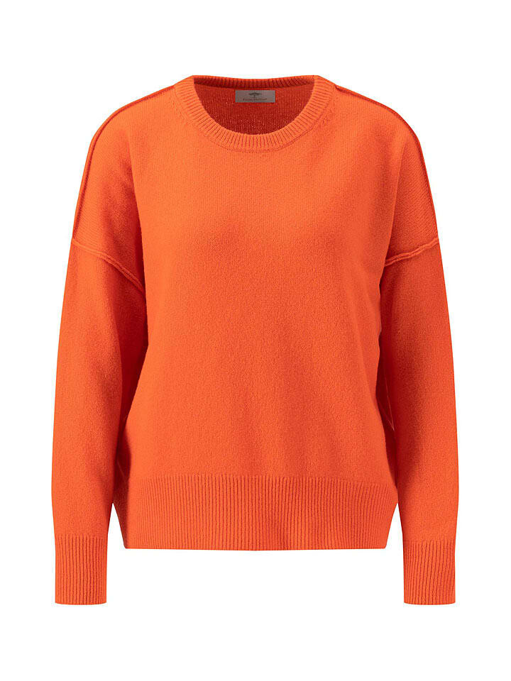 

Пуловер FYNCH-HATTON Wollpullover, оранжевый
