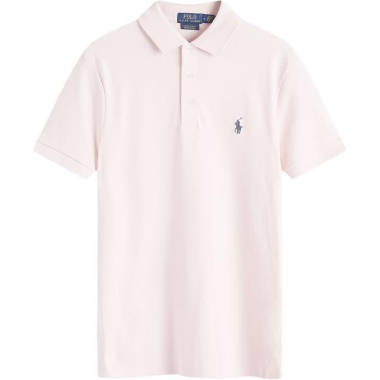 

Футболка поло мужская розовая Polo Ralph Lauren