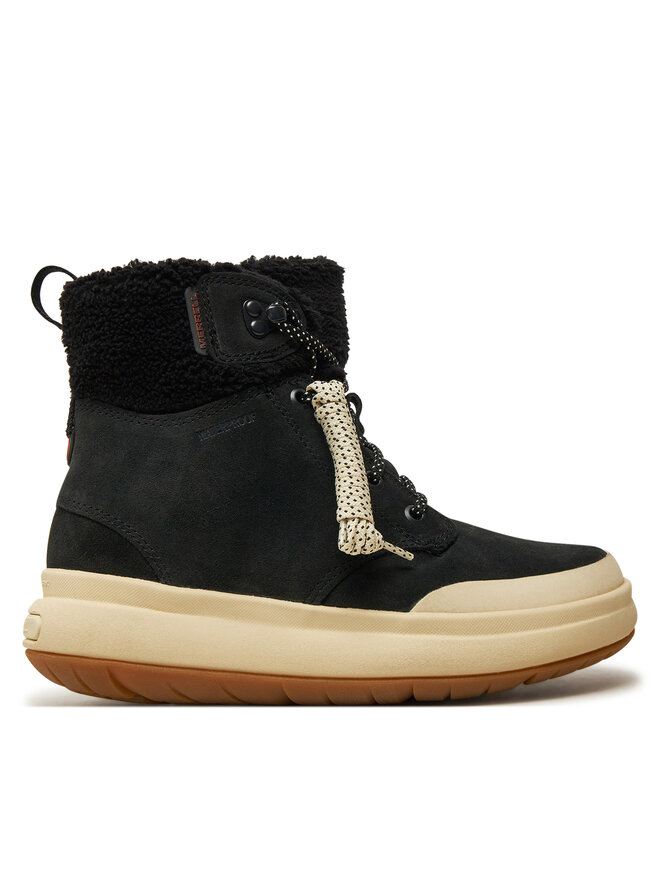Зимние ботинки женские Merrell Marquette Thermo Lace замшевые, черный