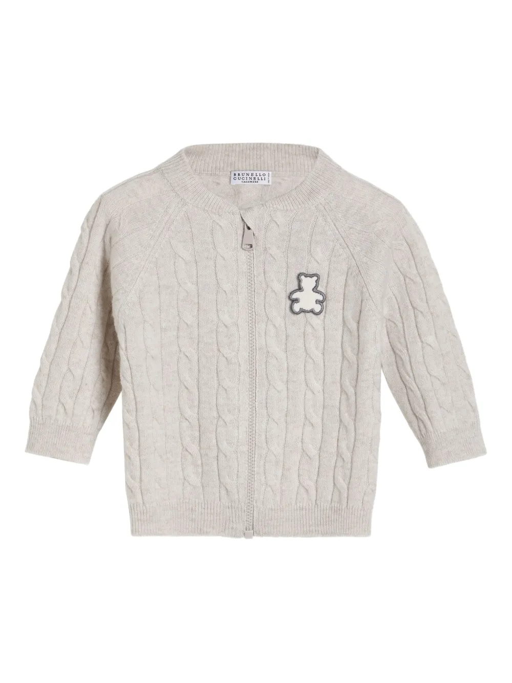 

Кардиган Bernie Brunello Cucinelli Kids, серый