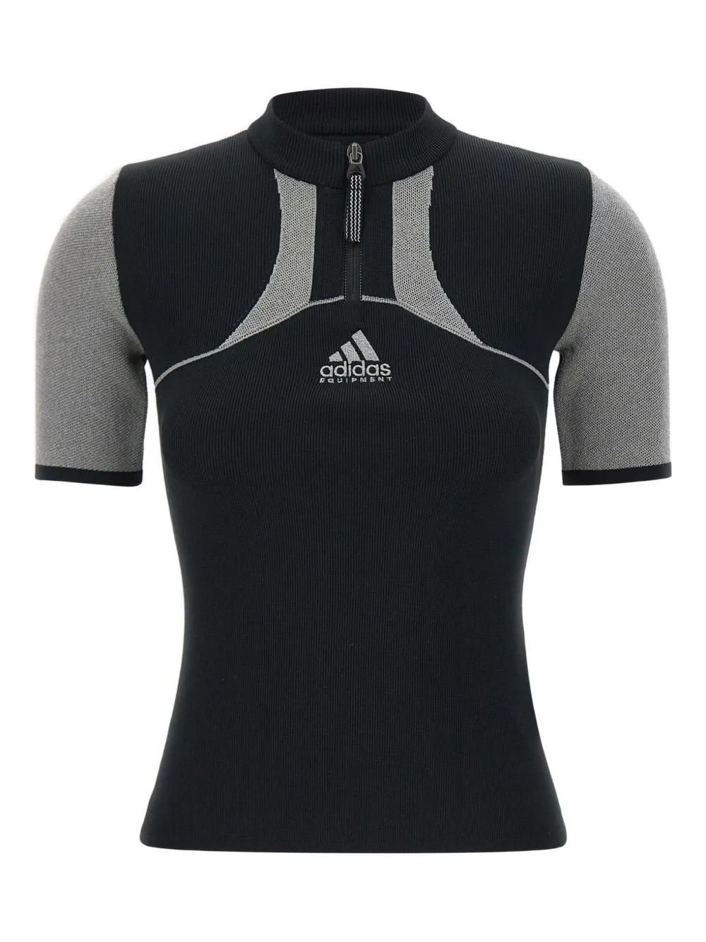 

Топ на молнии EQT SS Adidas, черный