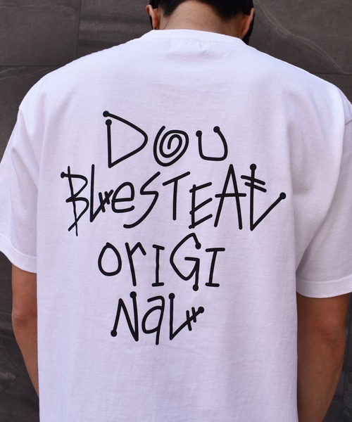 

Футболка из плотной ткани с логотипом DOUBLE STEAL, бело-черная