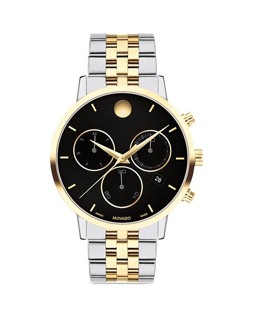 

Музейный классический хронограф, 42 мм Movado, цвет Black