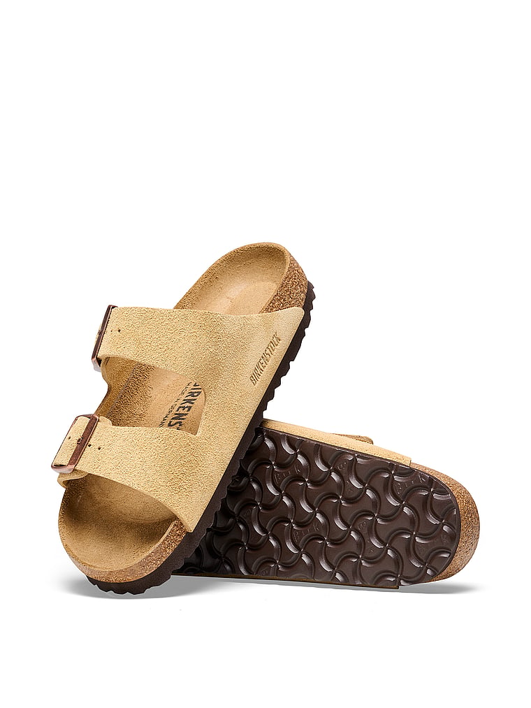 Сандалии с мягкой стелькой Arizona Birkenstock, цвет latte cream — фото 2