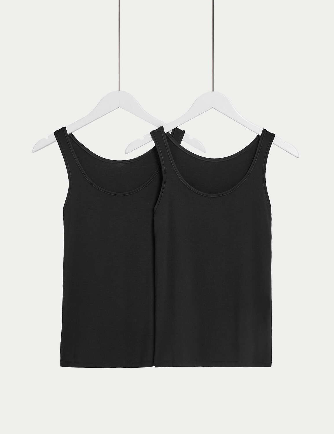 

2 комплекта модальных жилетов Flexifit Body, черный