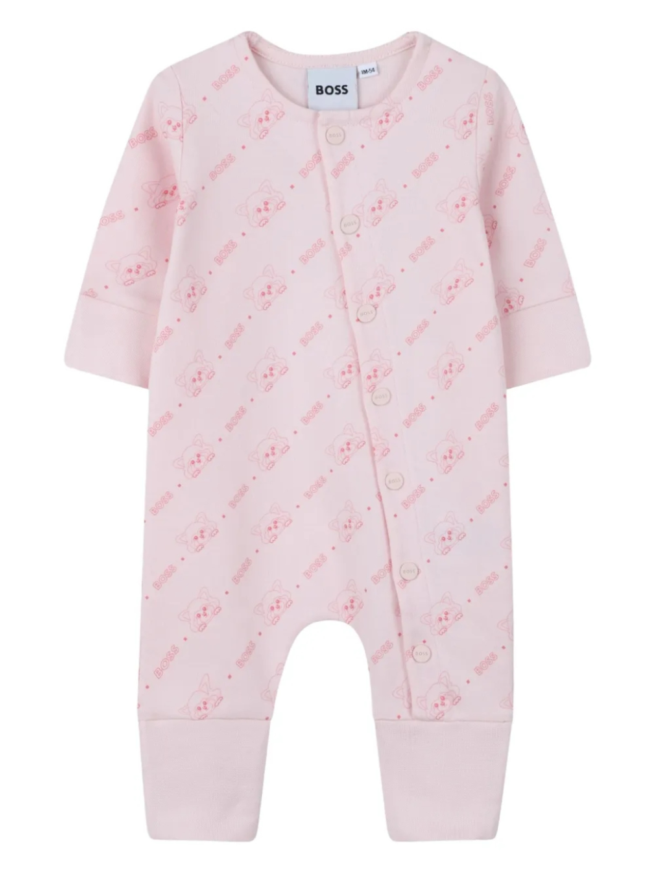 Комплект для новорожденного с логотипом BOSS Kidswear, розовый — фото 2