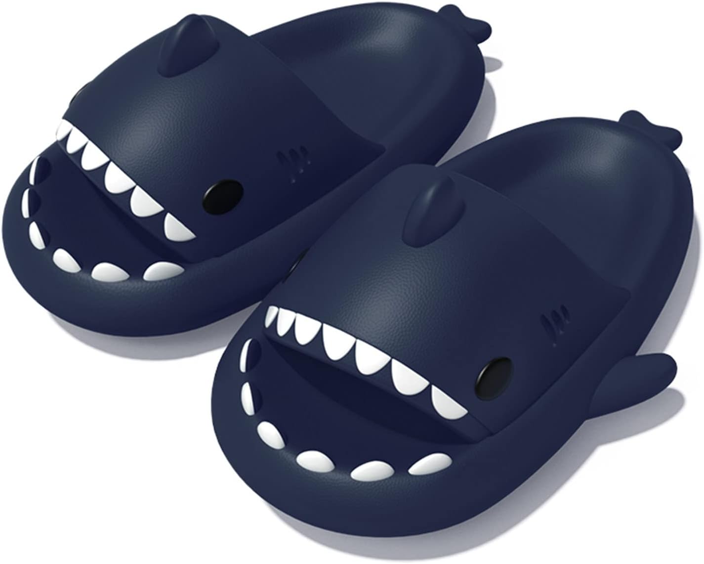 

Сланцы Zureto Shark унисекс - милые радужные облачные акулы для женщин и мужчин взрослых, темно-синий