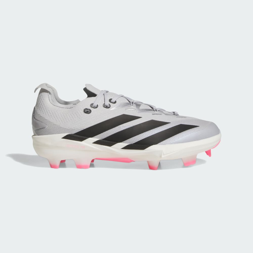 

Бутсы Adidas Adizero Electric+ 2.0 TPU Cleats, цвет Team Light Grey/Core Black/Silver Metallic