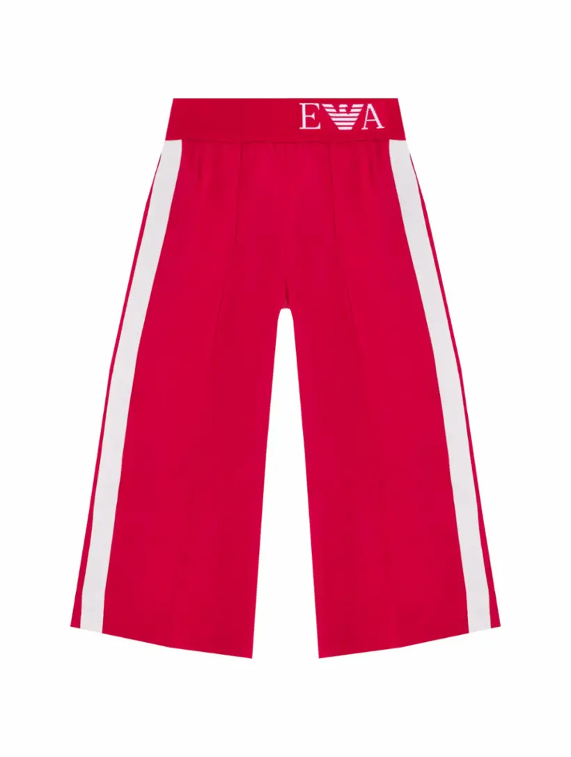 

Атласные широкие брюки EMPORIO ARMANI, розовый