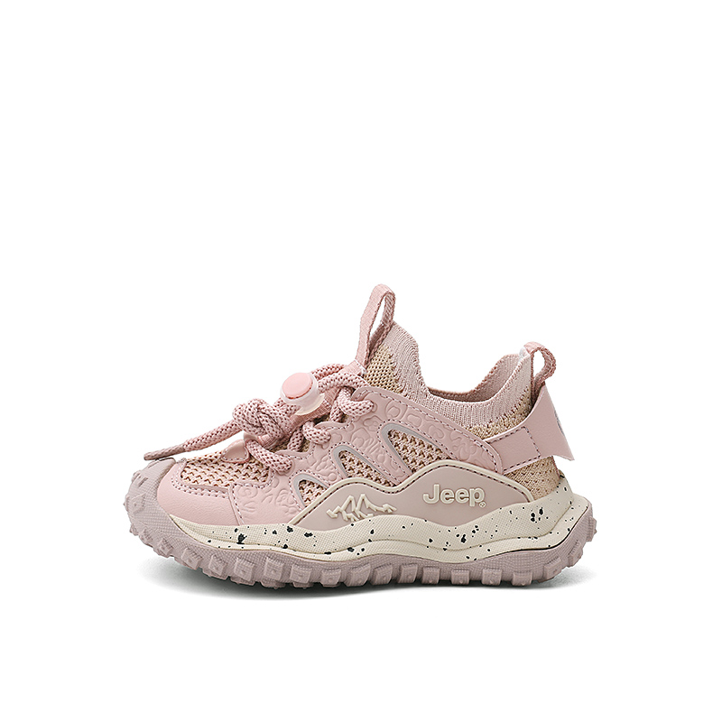 

Низкие детские беговые кроссовки Snowflake Pink Jeep, Snowflake Pink