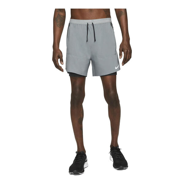 

Шорты Nike Stride Dri-FIT Hybrid Running Shorts 'Sliver', цвет silver