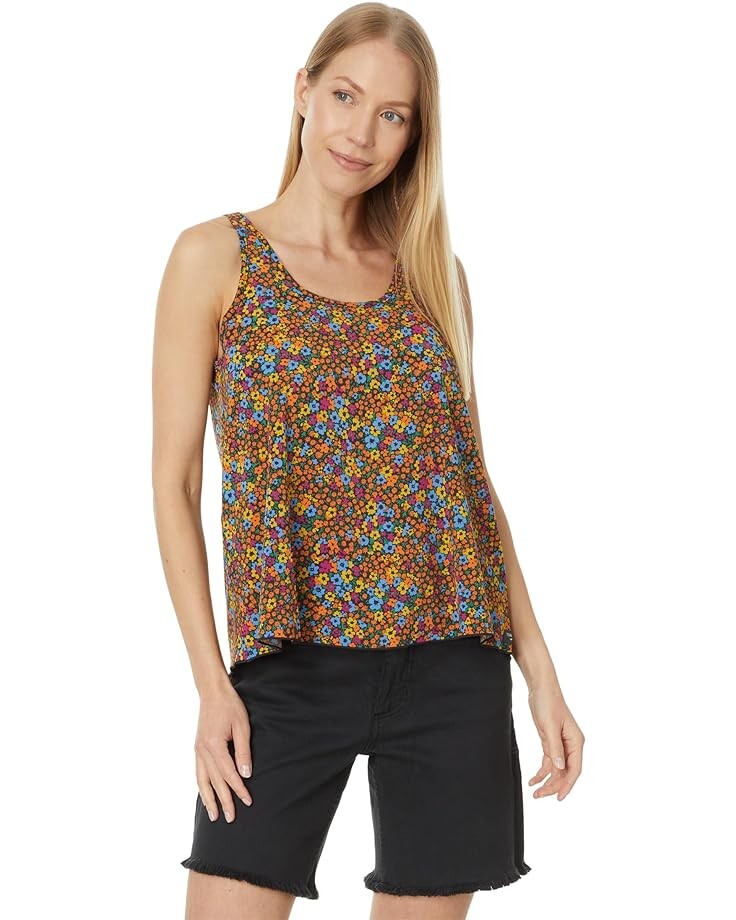 

Майка Toad&Co Sunkissed Tank, цвет Black Micro Floral Print