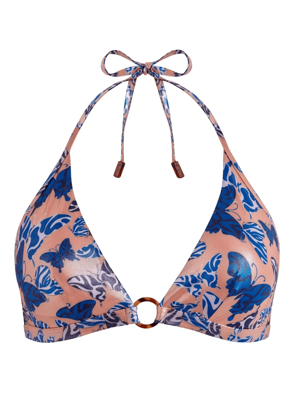 

Топ-бикини халтер с бабочками Vilebrequin, бежевый