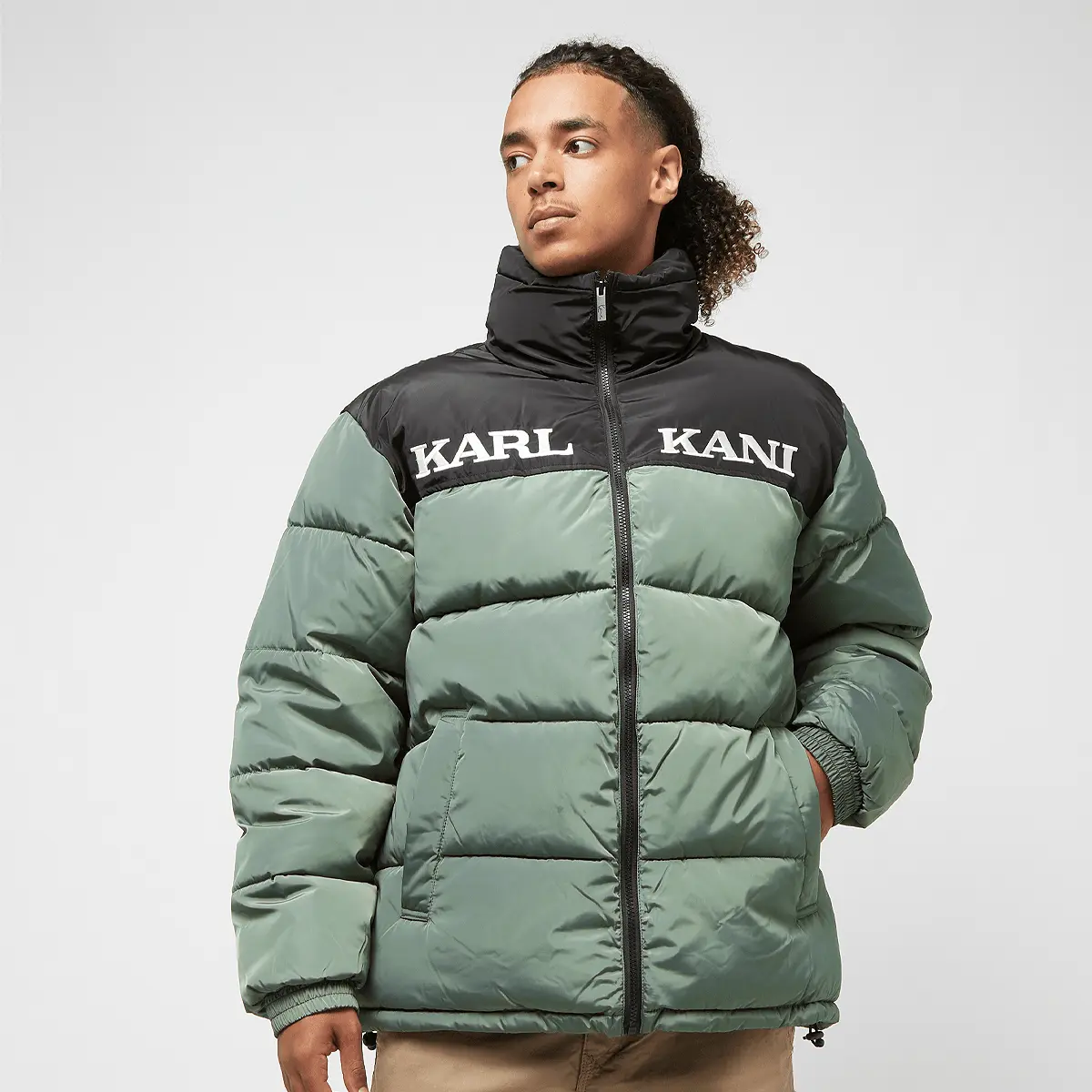 

Куртка Karl Kani Retro Essential Puffer Jacket, зеленый/зеленый