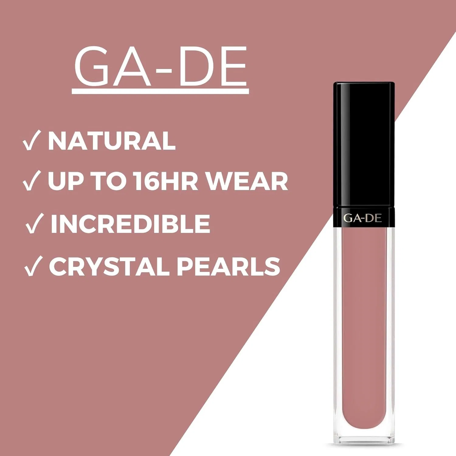 Блеск для губ GA-DE Crystal Light Lip Gloss 824 Marvelous Mauve 5.67 г — фото 3