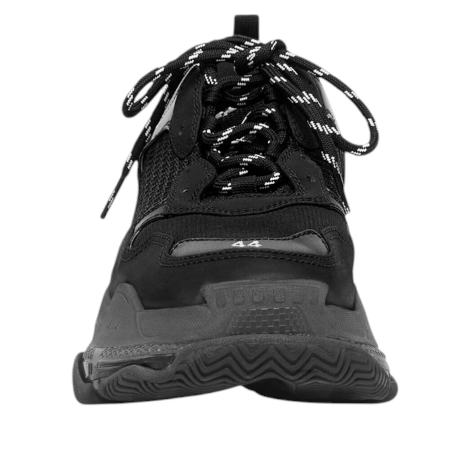 Balenciaga Triple S Clear Sole 'Black' — фото 3