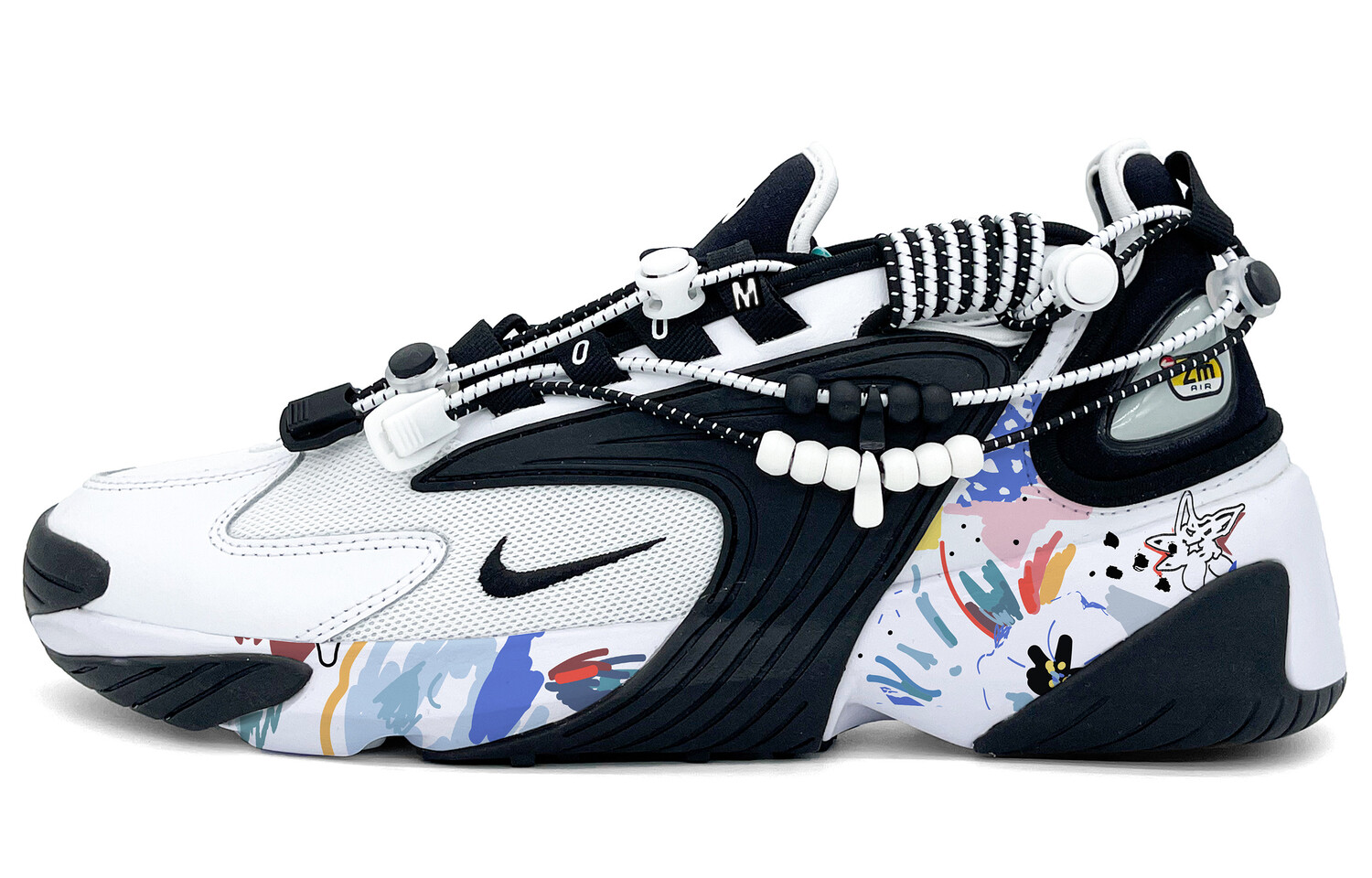 

Кроссовки Zoom 2K унисекс с низким верхом красные/черные/белые/синие Nike