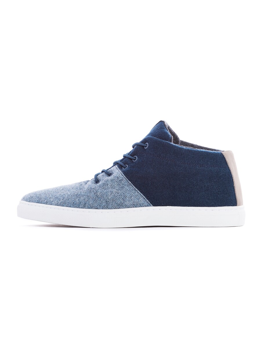 Высокие кеды Baabuk High-Top Sneakers Sky Wooler, синий деним