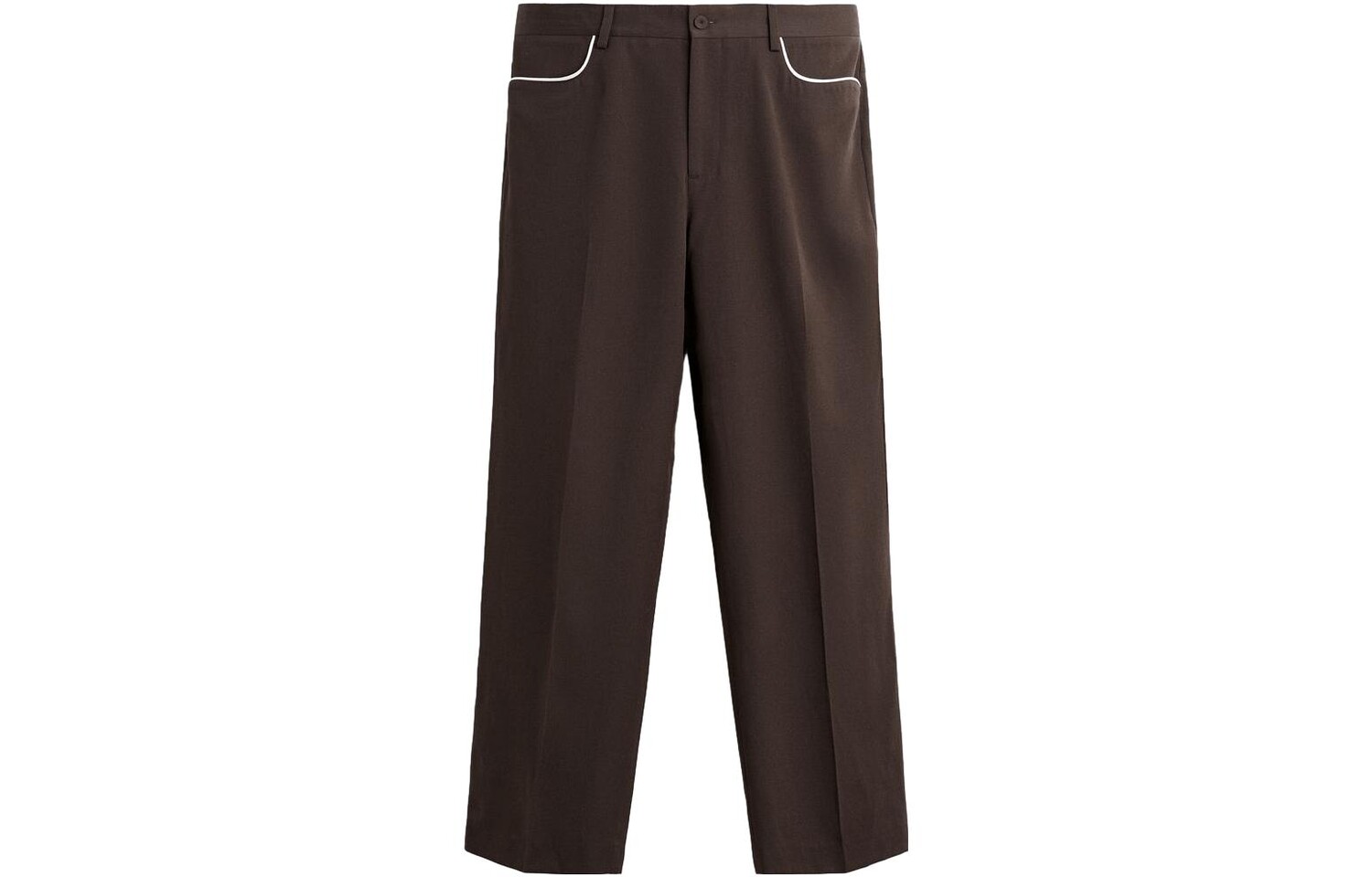 

Костюмные брюки от Harry Lambert Cobrand, унисекс, коричневые Zara, коричневый