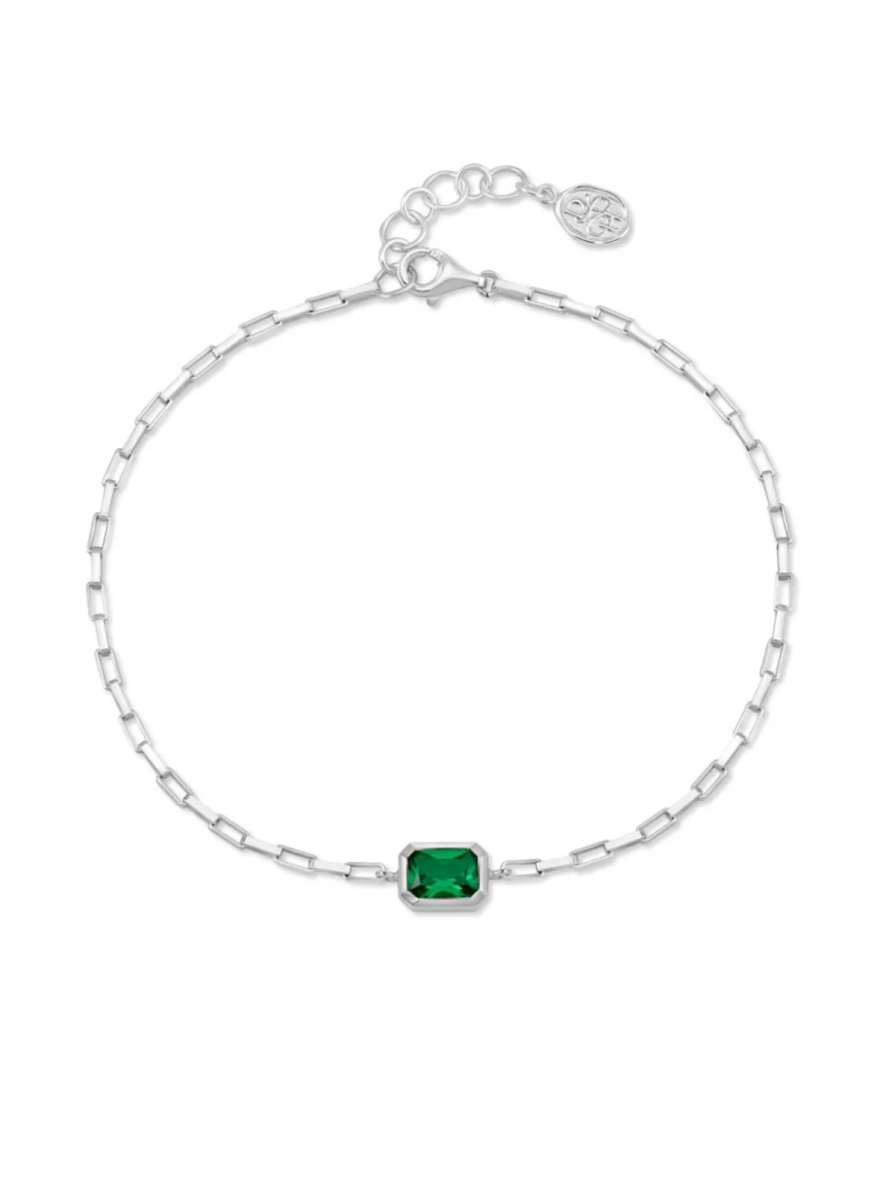 

Браслет Octagon Humbug Paperclip DOWER AND HALL, серебряный