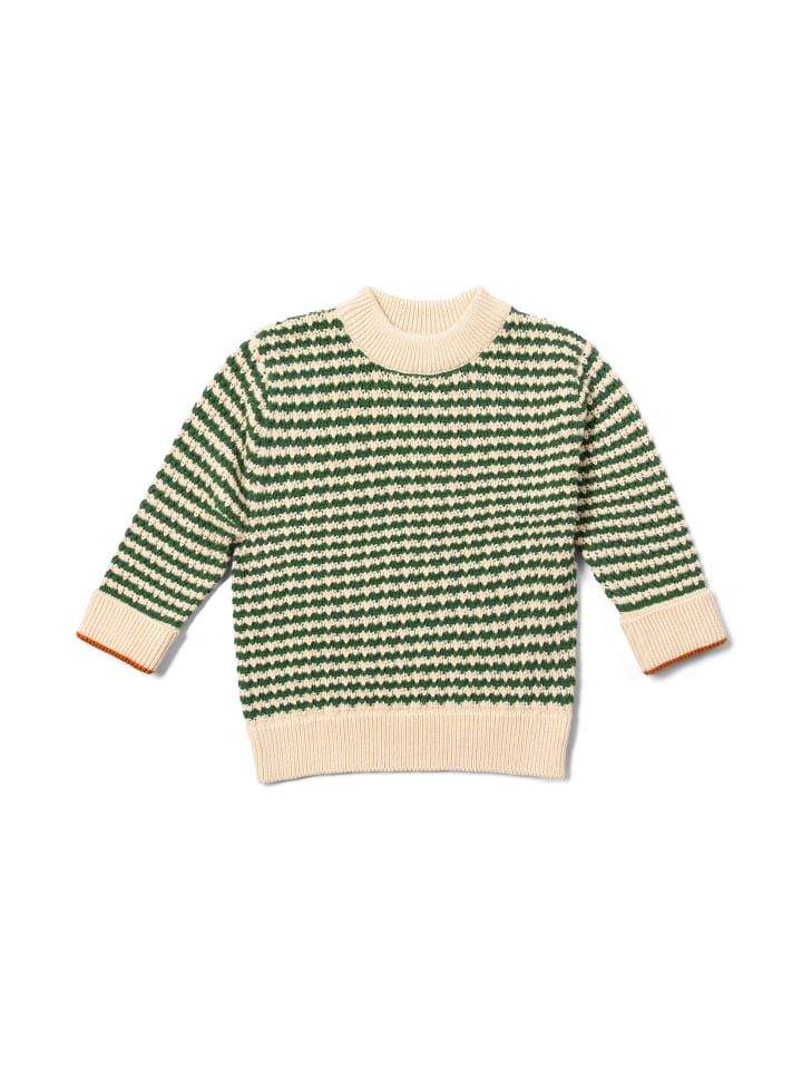 

Органический трикотажный свитер зеленого цвета Little Green Radicals