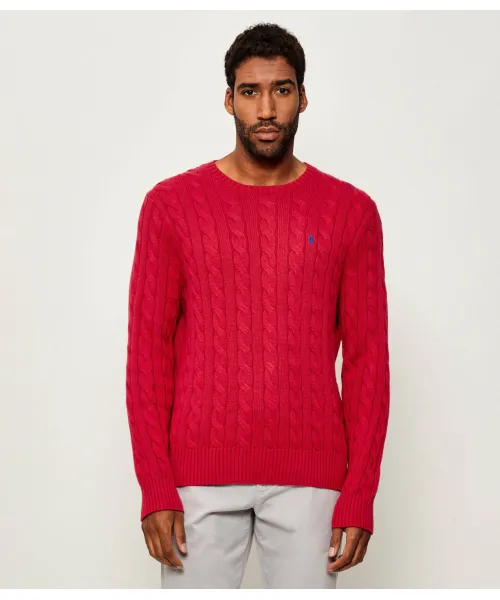 

Свитер водителя Regular fit Polo Ralph Lauren, красный