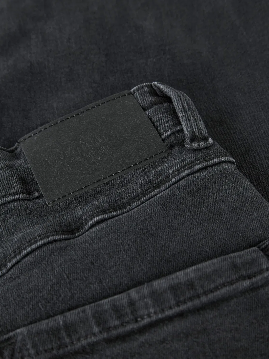 Джинсы Name It Wide leg Jeans NKFPolly из черного денима — фото 3