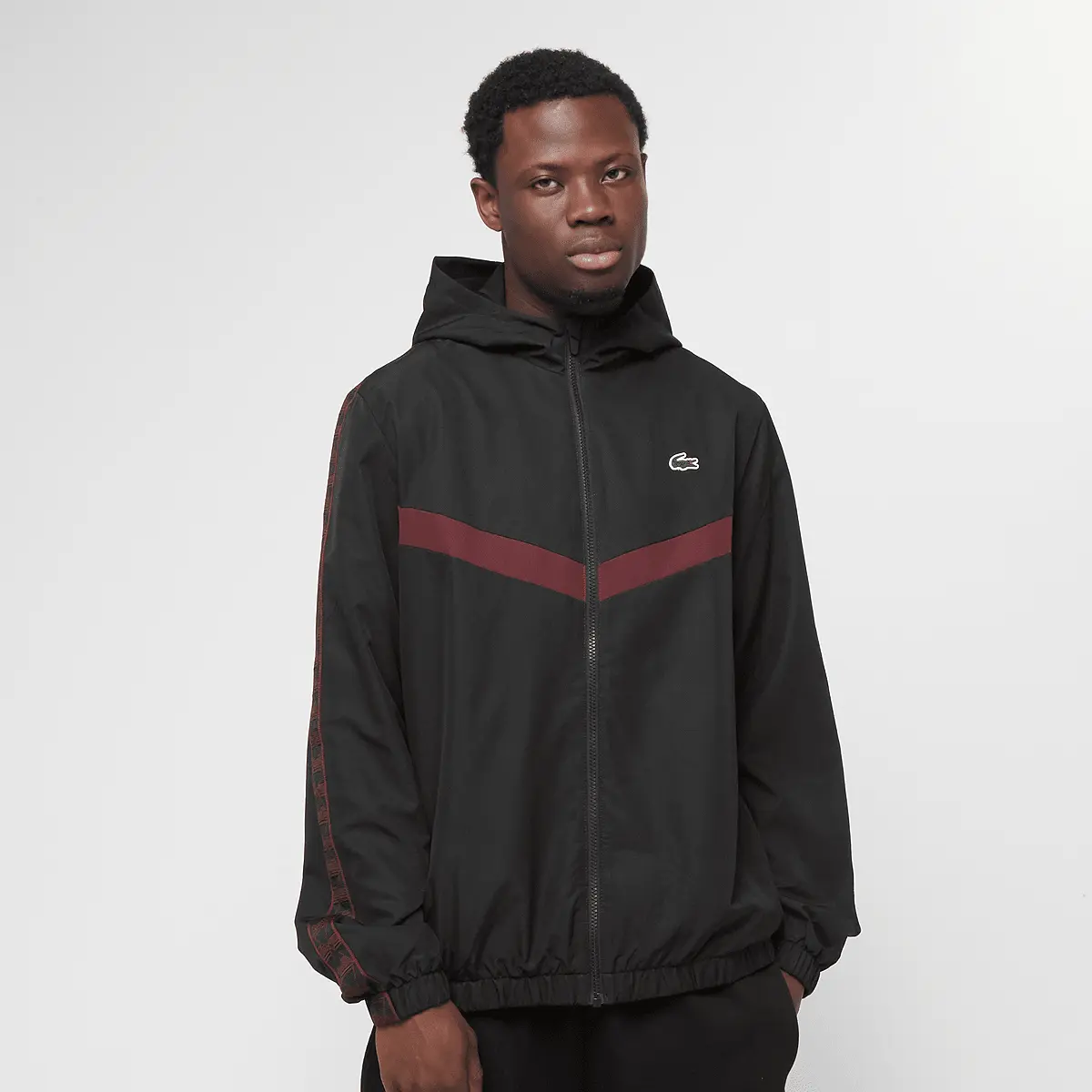 

Куртка Lacoste Tennis Monogram Trackjacket, черный