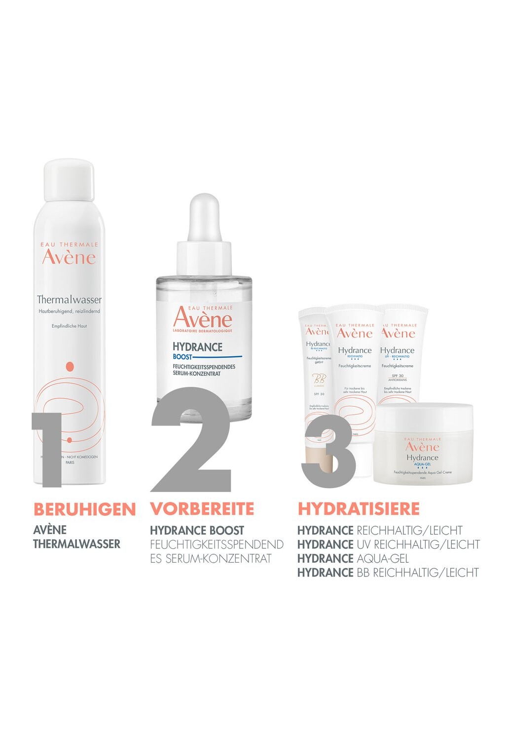 Сыворотка Avene — AVÈNE GESICHTSPFLEGE HYDRANCE BOOST FEUCHTIGKEITSSPENDENDES SERU, цвет transparent — фото 3