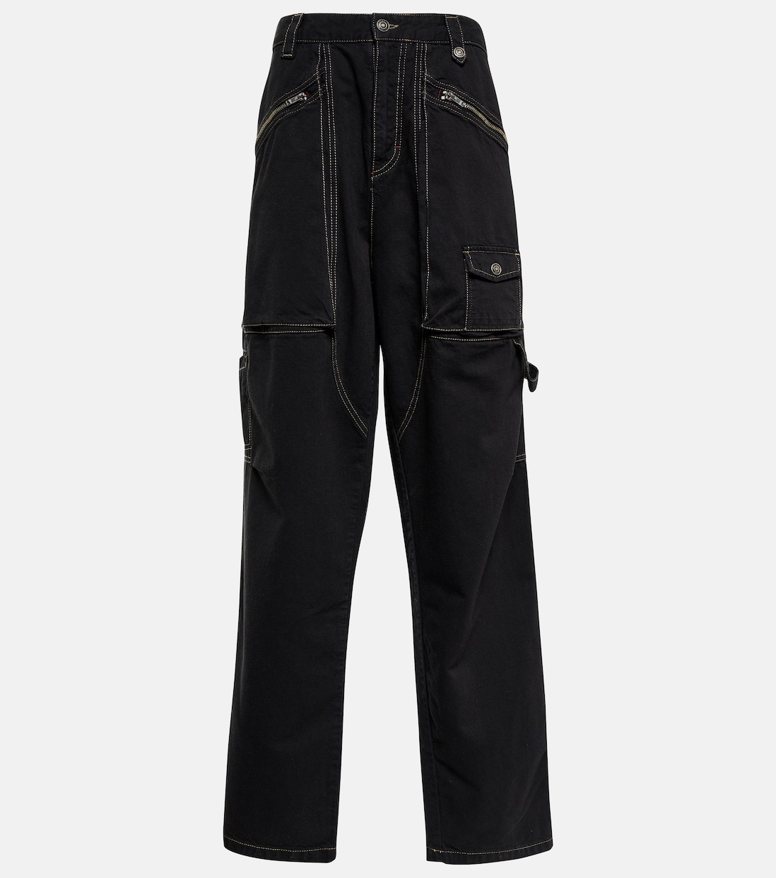 

Джинсы Paciane с широкими штанинами Isabel Marant, Faded Black